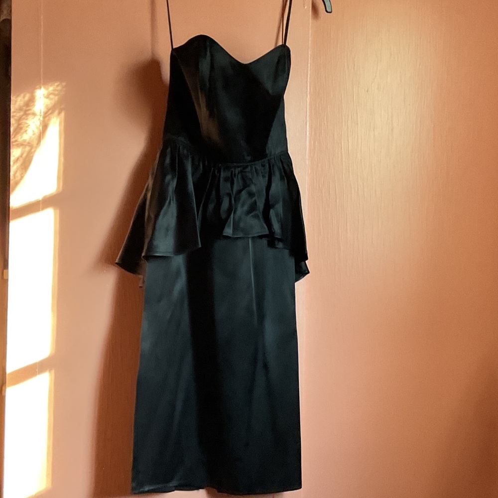 Vintage Barbara Barbara California Peplum Dress 1980’s